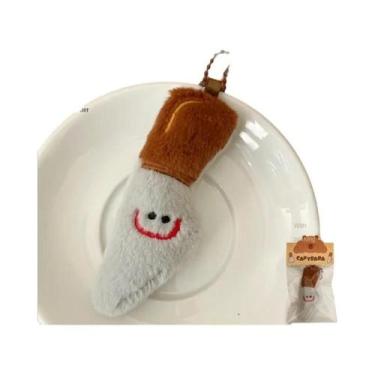 Imagem de Chaveiro De Pelúcia De Comida Com Desenhos Animados De Golfinho, Pão E