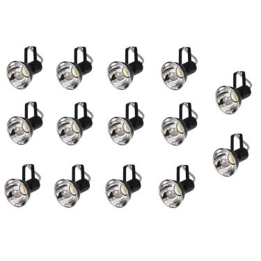 Imagem de Kit 14 Spot Trilho Perfilado Eletro calha Par20 Bulbo OL5