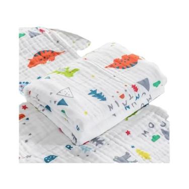 Imagem de Toalha De Banho De Algodão Para Bebês Meninos E Meninas, 4 Camadas De 