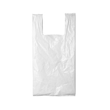 Imagem de Sacola Plastica Lisa Branca Pequena 42x54 10 Milheiro