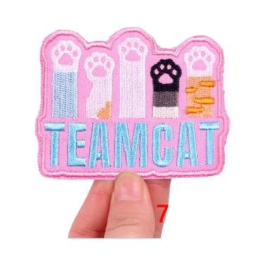 Imagem de Adesivos De Gato Fofos Para Roupa, Bordados Em Desenho Animado, Tipo A