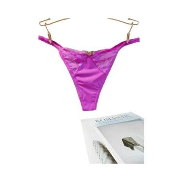 Imagem de Calcinhas De Renda De Cintura Baixa Para Mulheres Com Aplicações Flora