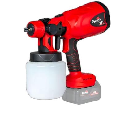 Imagem de Pistola Pintura Toyama Tbt18gs800 18v Brushless Sem Bateria