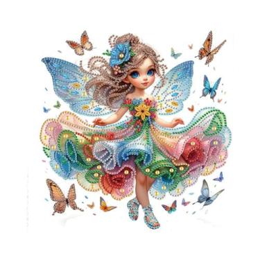 Imagem de Kit De Pintura Em Diamante Com Formato Especial De Elfo Para Iniciante