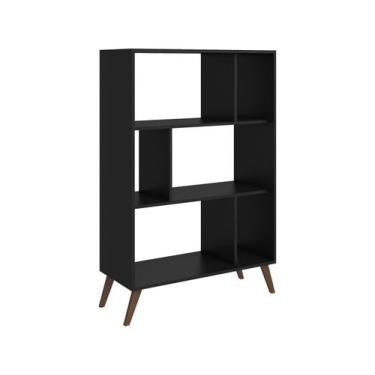 Imagem de Estante para Livros 3 Prateleiras RT3015 Movelbento, Preto