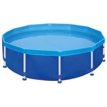 Imagem de Piscina Circular 4500 Litros Ø2,78m x 0,77cm PVC Azul 1007 MOR
