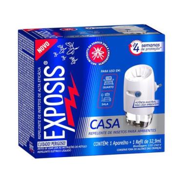 Imagem de Aparelho + Refil Repelente Líquido Elétrico Exposis 32,9ml, Bivolt
