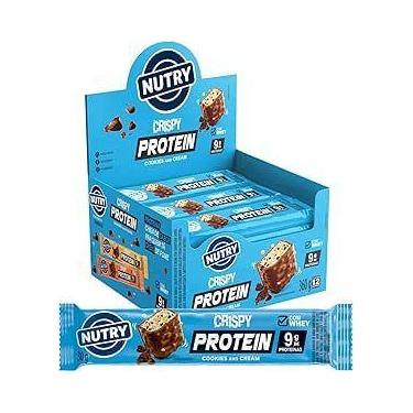 Imagem de Barra Proteína Crispy Proteinbar Nutry Cookies & Cream C/12 - NUTRIMEN