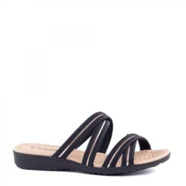 Imagem de Tamanco Tiras Cruzadas Palmilha Comfort Campesí Feminino-Feminino