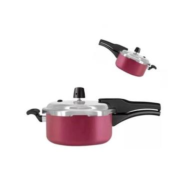 Imagem de Panela de Pressao 3L Fechamento Externo Antiaderente Cereja Ppfe - PAN