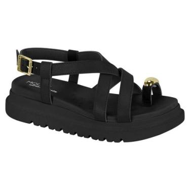 Imagem de Sandália de Dedo Modare Papete Ultraconforto Feminina, Preto, 36