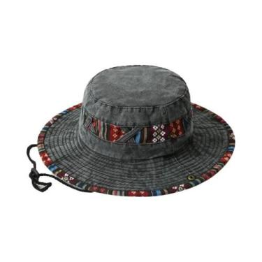 Imagem de Chapéu Balde para Verão - Proteção Solar para Camping, Pesca e Hiking 