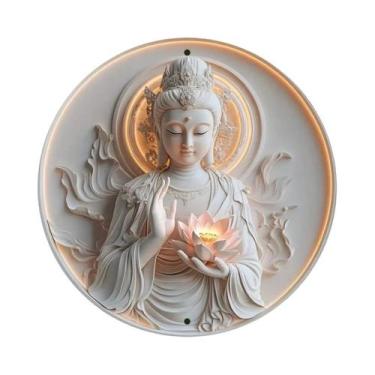 Imagem de Estátua Vintage Dourada E Preta Da Deusa Hindu Durga, Placa De Arte De