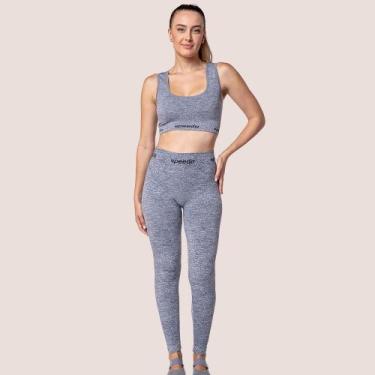 Imagem de Calça Fitness Legging Speedo Feminina Academia Sem Costura, Mescla, M