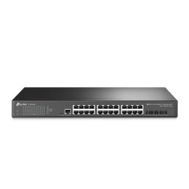 Imagem de Switch Gerenciável L2+ 24 Portas Tp-link Tl-sg3428x Gigabit 10-100-1000mbps + 4 Slots