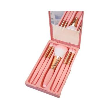 Imagem de Conjunto De 10 Pincéis De Maquiagem Mini Com Bolsa, Conjunto Profissio