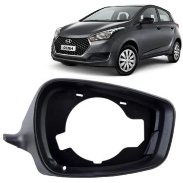 Imagem de Aro moldura retrovisor hb20 2012 a 2019 lado direito - HYUNDAI