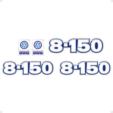 Imagem de Kit Adesivos 8-150 Emblemas Caminhão Mwm Volkswagen Resinado - SPORTIN