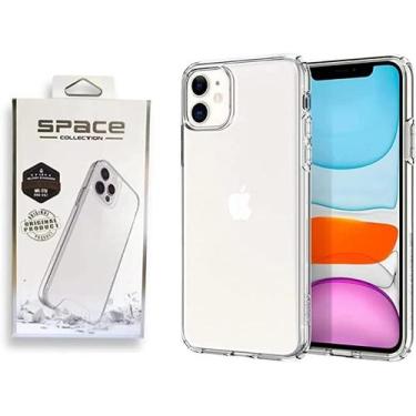 Imagem de Capa Capinha Clear Case Space Rígida Anti Amarelamento Resistente Para
