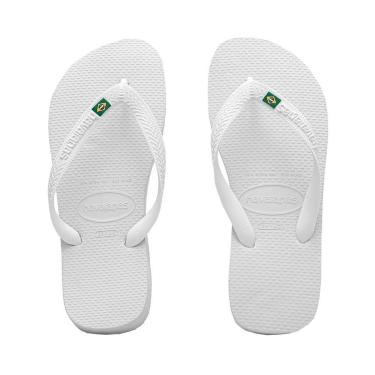 Imagem de Chinelo de Dedo Branco Brasil Clássico | Havaianas-Unissex