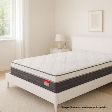 Imagem de Colchão solteiro king reconflex real molas ensacadas 110x200x28