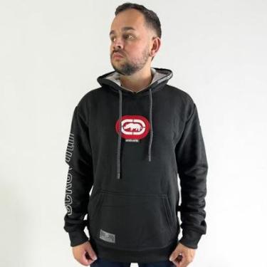 Imagem de Blusa Moletom Masculina Ecko Unltd Original Capuz Canguru Streetwear Inverno-Masculino