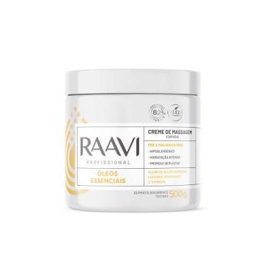 Imagem de Creme De Massagem Corporal Óleos Essenciais Raavi, 500g