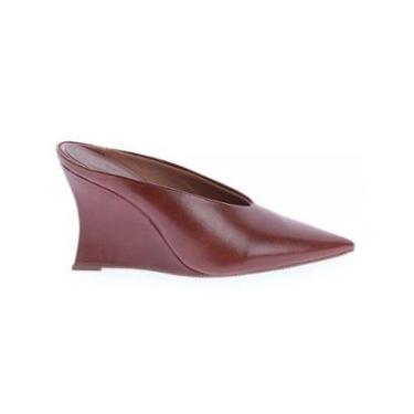 Imagem de Olivia - Mule Anabela Bico Fino Caramelo-Feminino