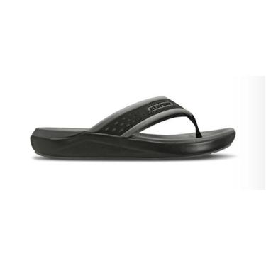 Imagem de Chinelo Olympikus 921 Masculino, Preto, Chumbo, 41/42