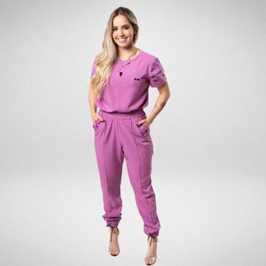 Imagem de Scrub Feminino Isa - Uso Obrigatório, Lavanda, PP