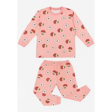 Imagem de Pijama Infantil Juvenil Forrado Blusa e Calça Moletinho - Penelope joy