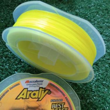 Imagem de Linha araty best cast 0,35- amarela 300 mts sem memoria