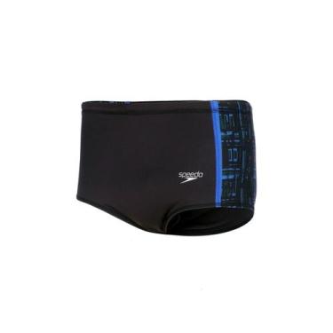 Imagem de Sunga Speedo Tradicional Prime Masculina, Preto, Azul, M