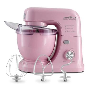 Imagem de Batedeira Planetária Rosa Turbo Britânia 4 Litros 110v ou 220V, 110V