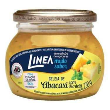 Imagem de Geleia Abacaxi Caramelizado Linea Com Pedaço de Fruta 230g