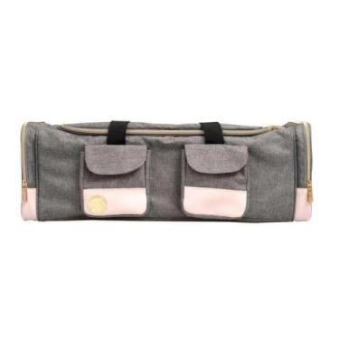 Imagem de Bolsa para Transporte de Máquinas Cinza e Rosa We R - We R Memory Keep