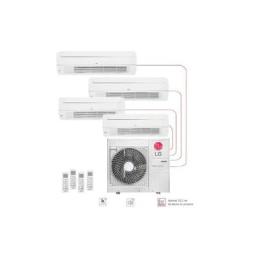 Imagem de Ar condicionado Multi Split Inverter 4 ambientes ( 1via 2X 9.000BTUS, 