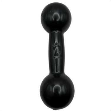 Imagem de Halter Emborrachado 2 Kg - Preto - 2M FITNESS