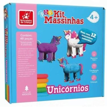 Imagem de Colecao pop - kit massinha unicornio - Brincadeira de Criança