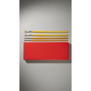 Imagem de Kit Tinta Guache 12 Cores + 4 Pincéis - Congratulations Store