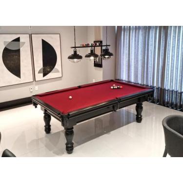 Imagem de Mesa de Sinuca/Bilhar Alto padrão - 2,52x1,40 - Nelson Bilhares, Verme