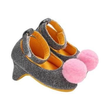 Imagem de Sapatos Infantis De Salto Alto Para Meninas, Sapatos De Princesa Com L