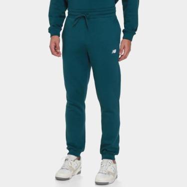 Imagem de Calça New Balance Essentials Masculina, Verde militar, P