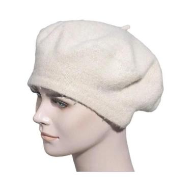 Imagem de Boina Feminina De Lã Quente Para Inverno, Estilo Retrô Francês De Arti