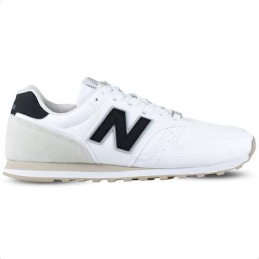 Imagem de Tênis New Balance 373 V2 Branco - Masculino, 43, Branco