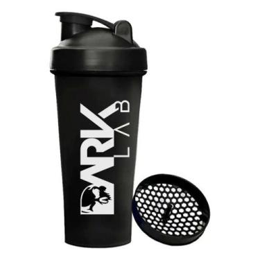 Imagem de Coqueteleira Shaker Dark Lab 600ml com Misturador para Academia Suplem