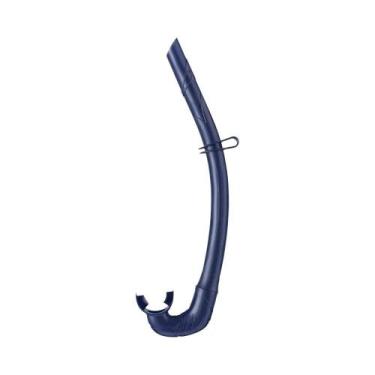 Imagem de Snorkel Dobrável De Silicone Macio Para Mergulho, Pesca Submarina E Na
