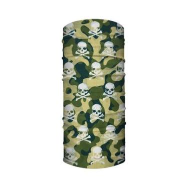 Imagem de Bandana Tática Camuflada, Máscara Tubular Para Proteção Facial, Lenço 