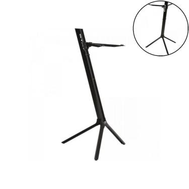 Imagem de Suporte para Teclado Slim 1100-01 Ergonomico Leve Resistente Preto Stay Music para Perifericos Ate 61 Teclas 20kg