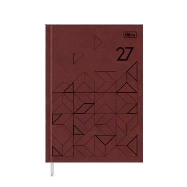 Imagem de Agenda Costurada Prátikas Cores M6 Vinho 2027 - Tilibra